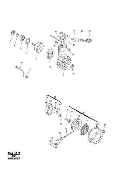 Picture of Petrol Trimmer Ignition System Starter