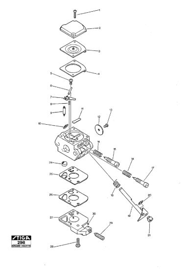 Picture of Petrol Trimmer Carburettor