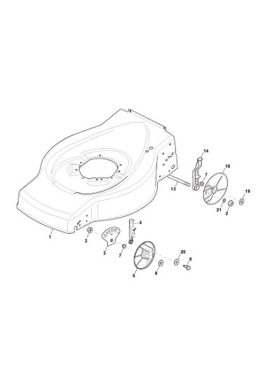 Picture of Chassis E Regolazione Altezza di Taglio