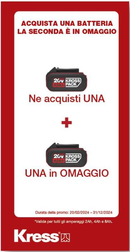 Promo Kress valida fino al 31 luglio 2024